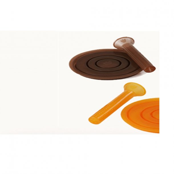 Θήκη Σιλικόνης + Καπάκι Tea O' Clock σε ροζ, πράσινο, πορτοκαλί και καφέ χρώμα> 